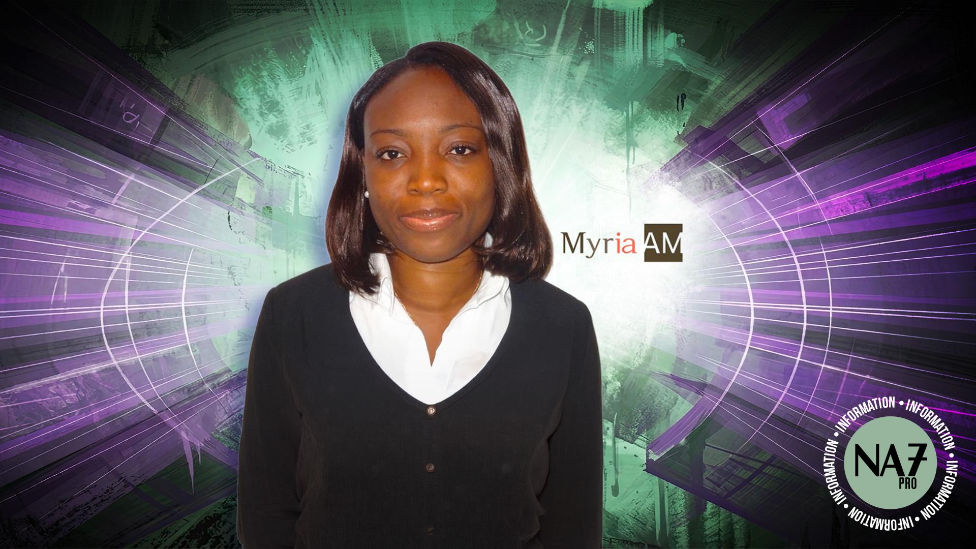 Visuel Myria AM – Alphonsine Amoussou monte en grade