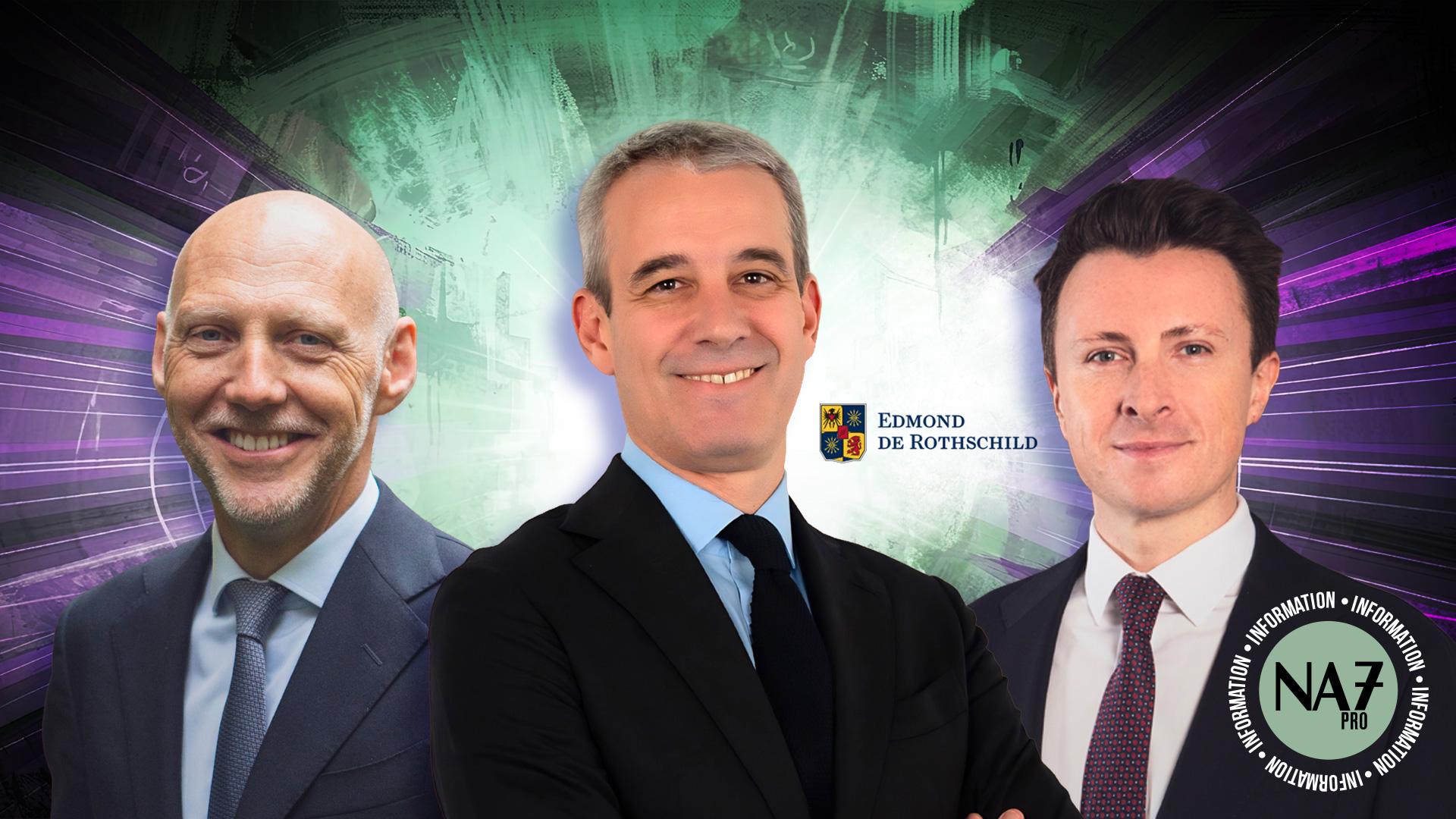 Visuel Edmond de Rothschild France – Thierry Aubert, Vincent Aubuchou et Cédric Galli promus