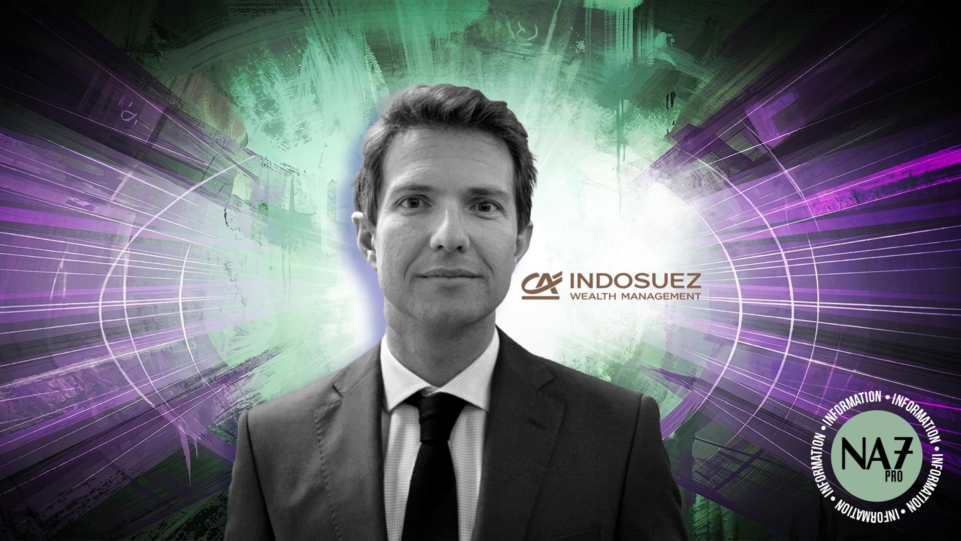 Visuel Indosuez WM - Gonzague de La Rochethulon monte en grade